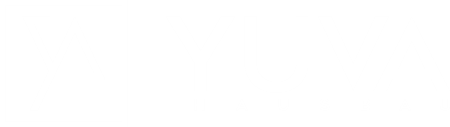 Logo YUVA HAUSBAU GmbH weiß